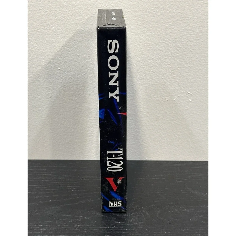 Sony T-120 Blank VHS Tape. high grade, 6 hour.‎ New Factory Sealed